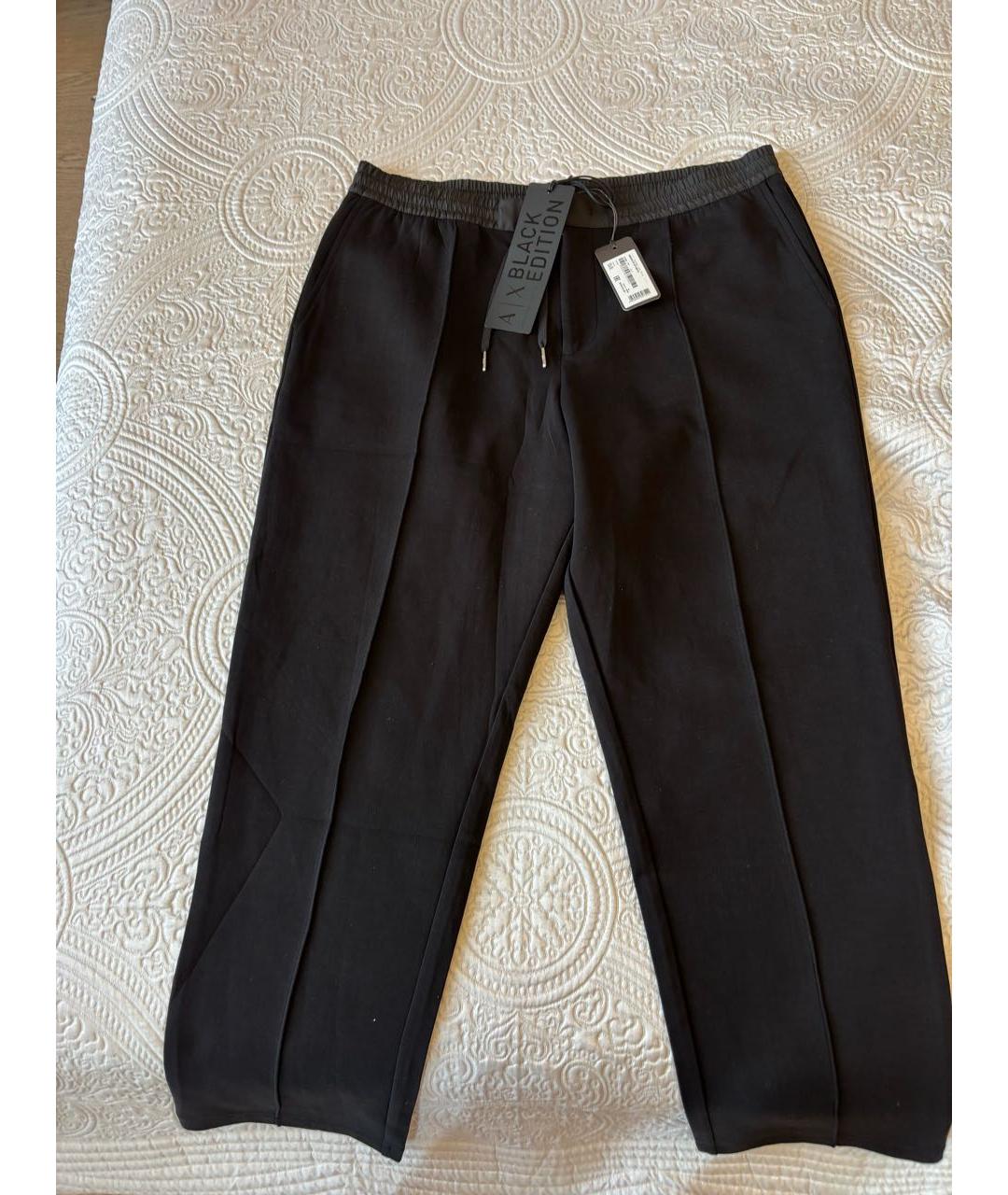 ARMANI EXCHANGE Черный хлопко-эластановый спортивный костюм, фото 3