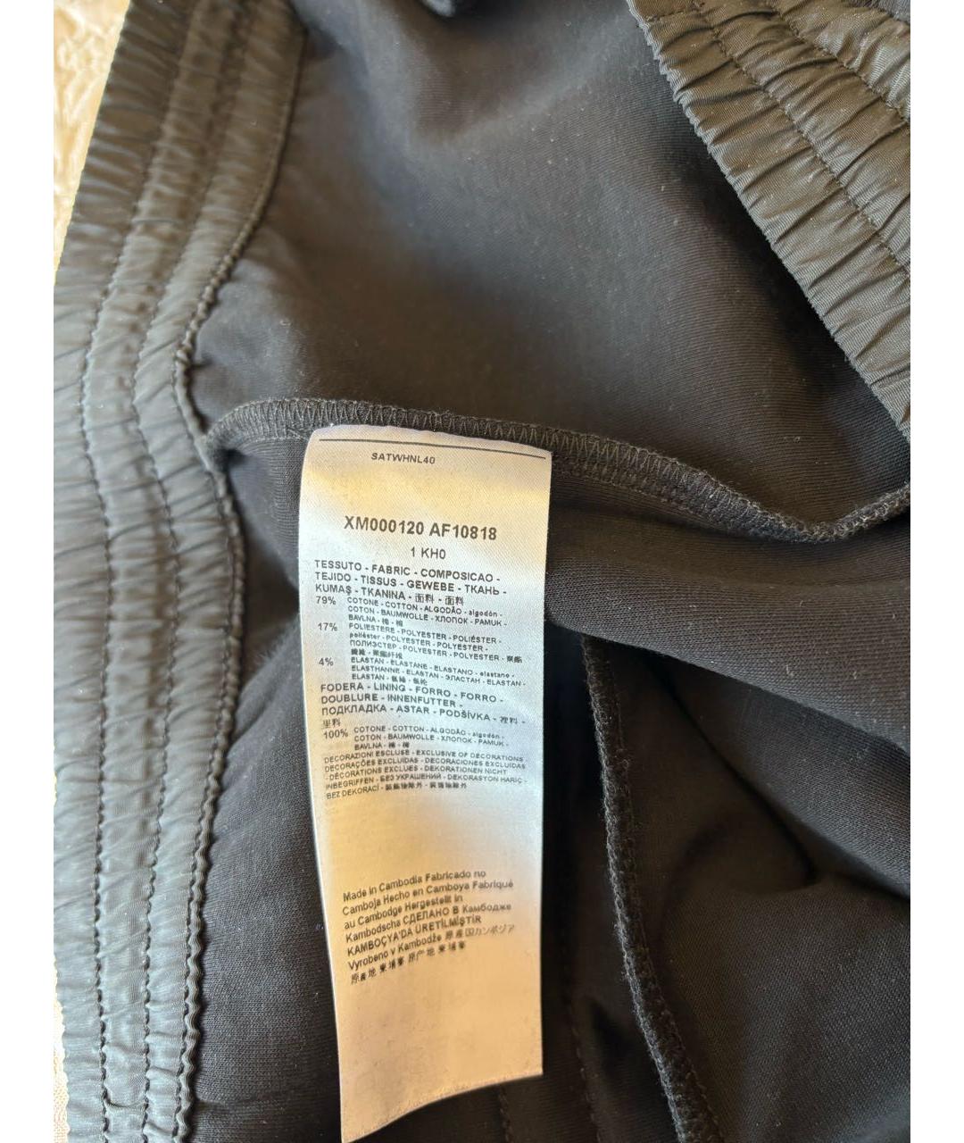 ARMANI EXCHANGE Черный хлопко-эластановый спортивный костюм, фото 5