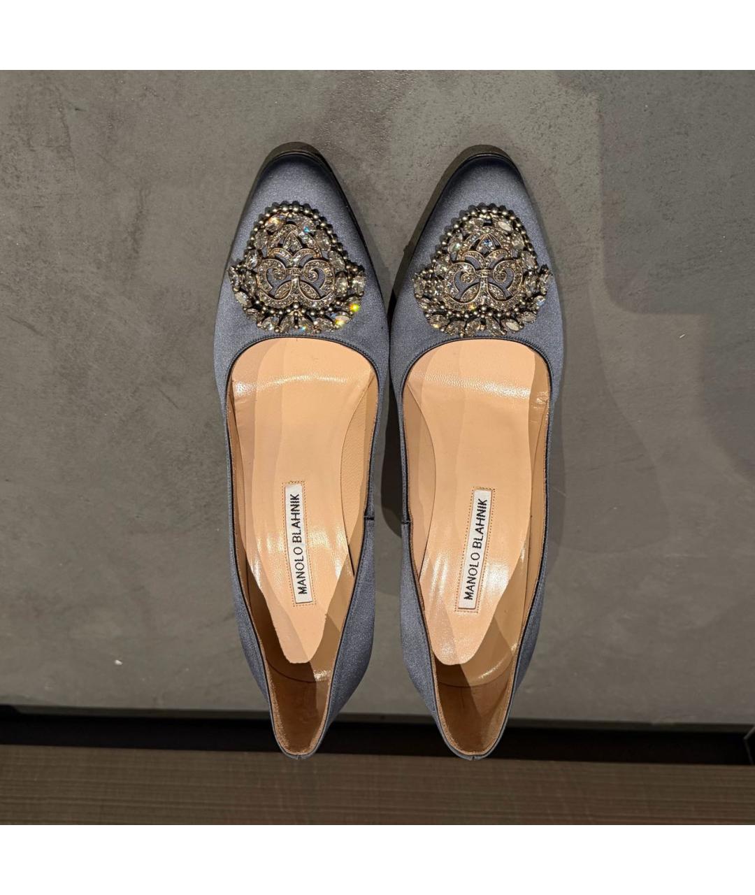 MANOLO BLAHNIK Серые туфли, фото 4