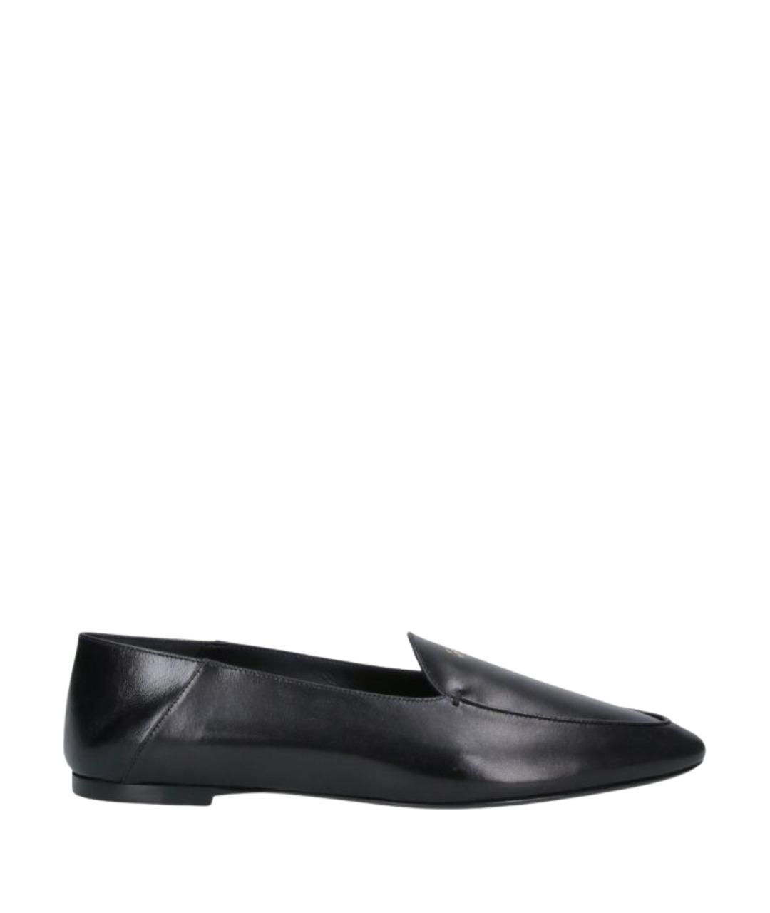 CELINE Черные кожаные лоферы, фото 1