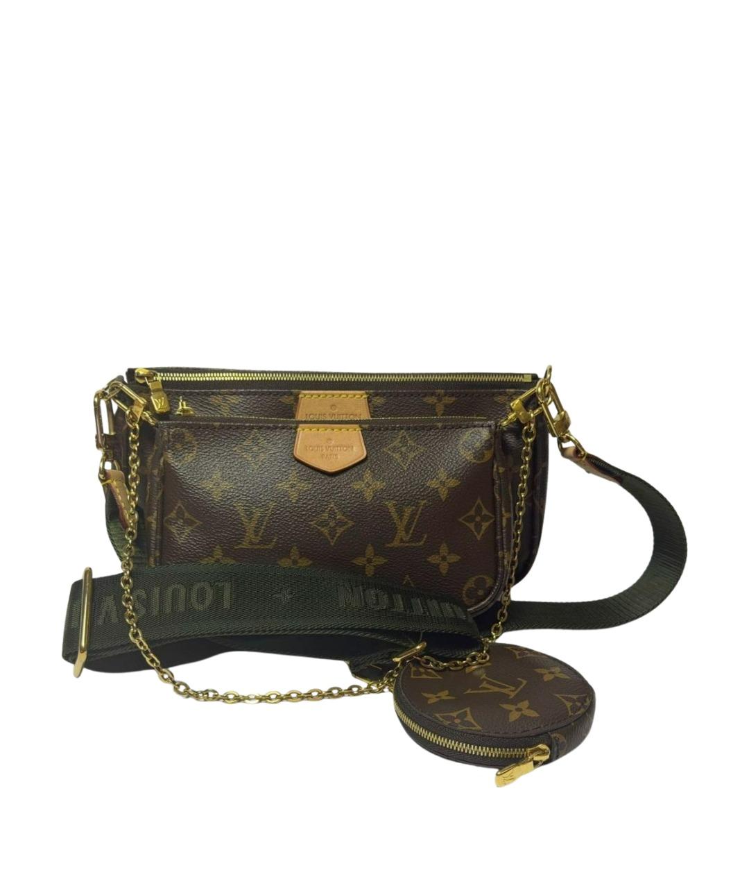 LOUIS VUITTON Коричневая сумка через плечо из канвы, фото 1