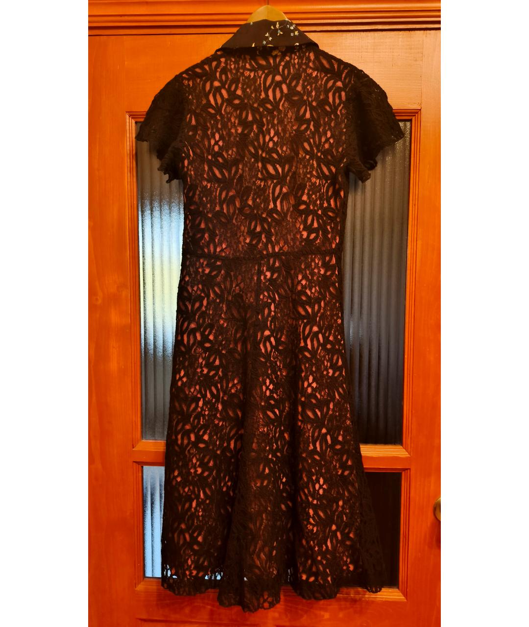 ETRO Черное кружевное коктейльное платье, фото 2