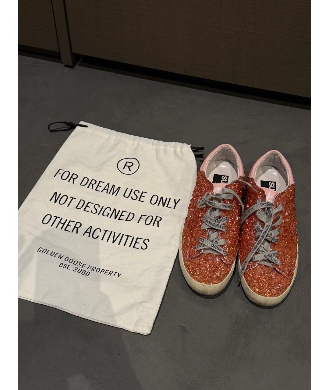 GOLDEN GOOSE Розовые кеды, фото 8