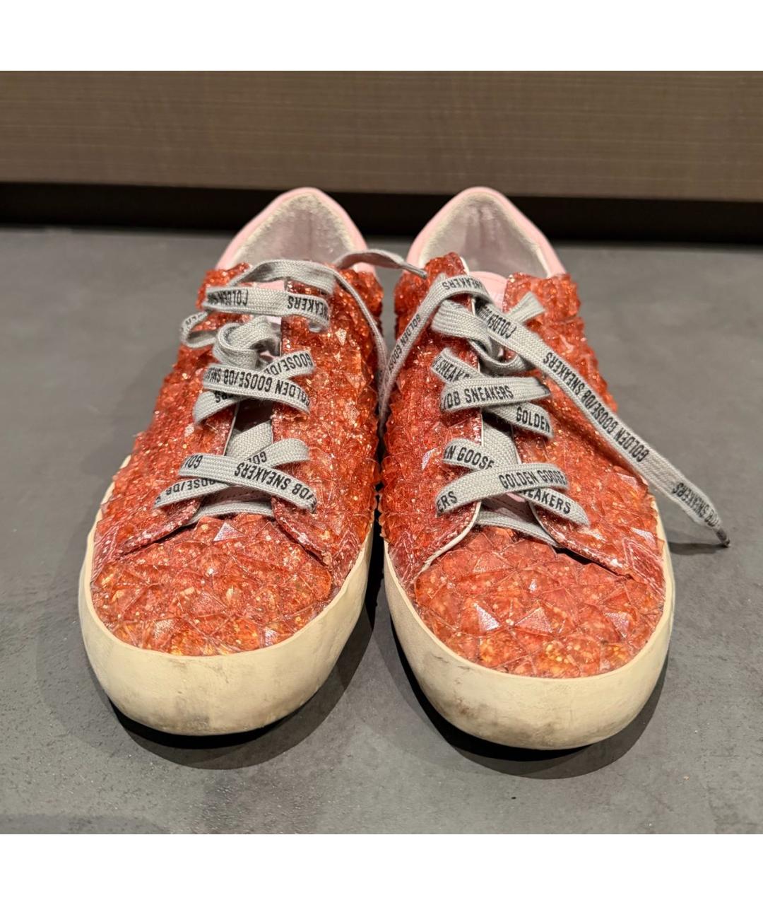 GOLDEN GOOSE Розовые кеды, фото 6