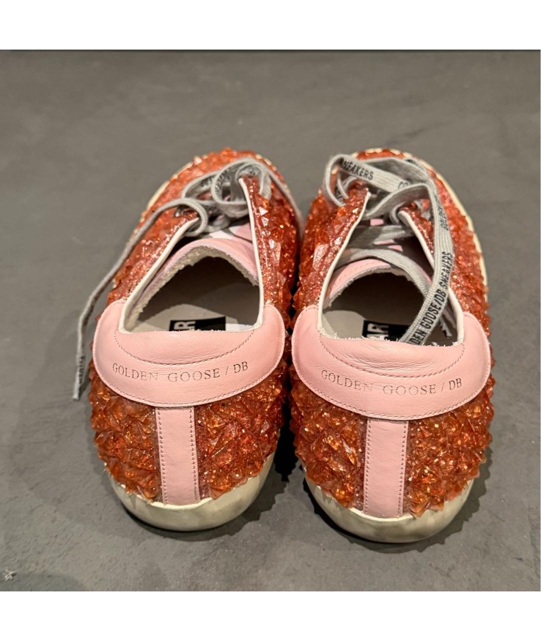 GOLDEN GOOSE Розовые кеды, фото 5