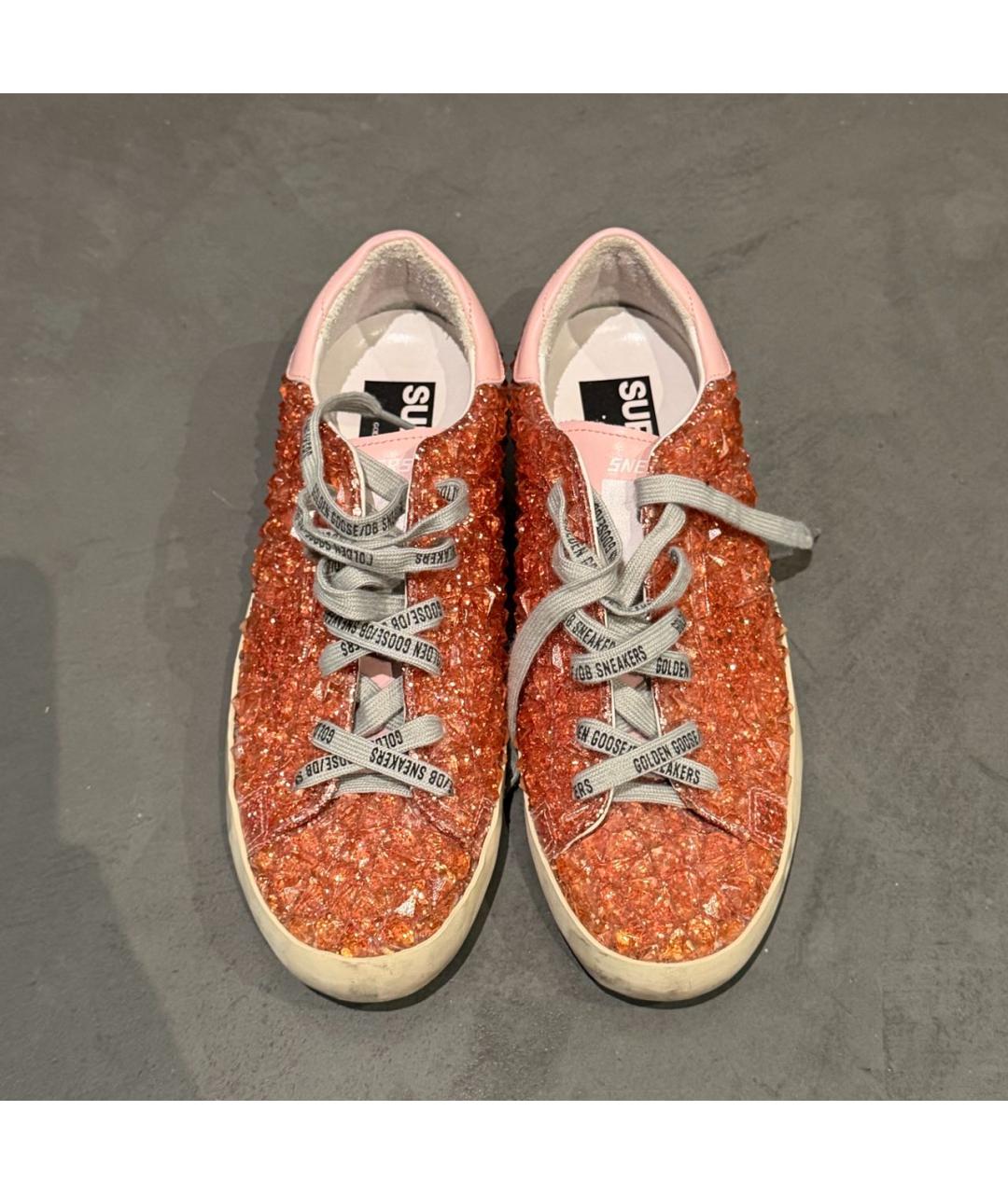 GOLDEN GOOSE Розовые кеды, фото 4