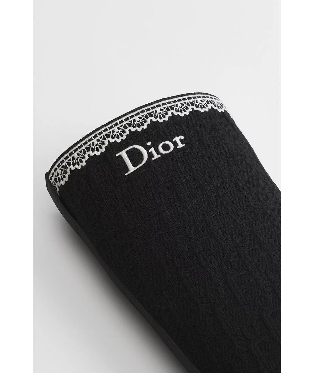 CHRISTIAN DIOR Черные кожаные сапоги, фото 6