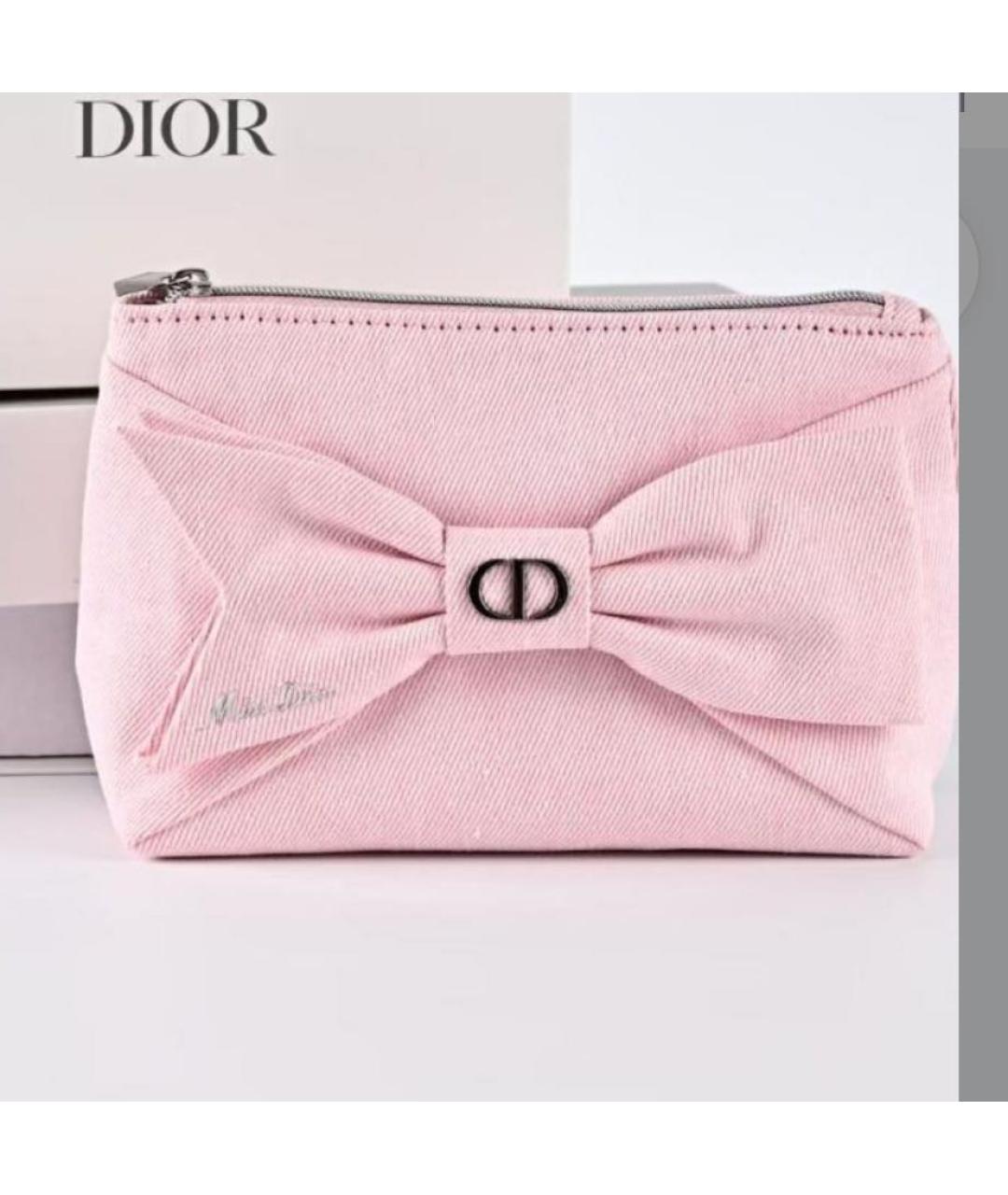 DIOR BEAUTY Розовая деним косметичка, фото 5