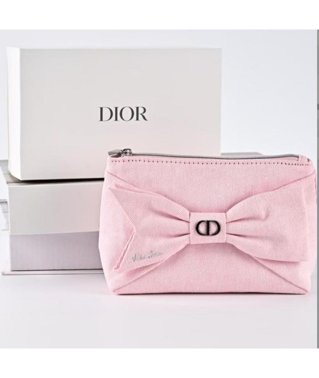 DIOR BEAUTY Розовая деним косметичка, фото 2
