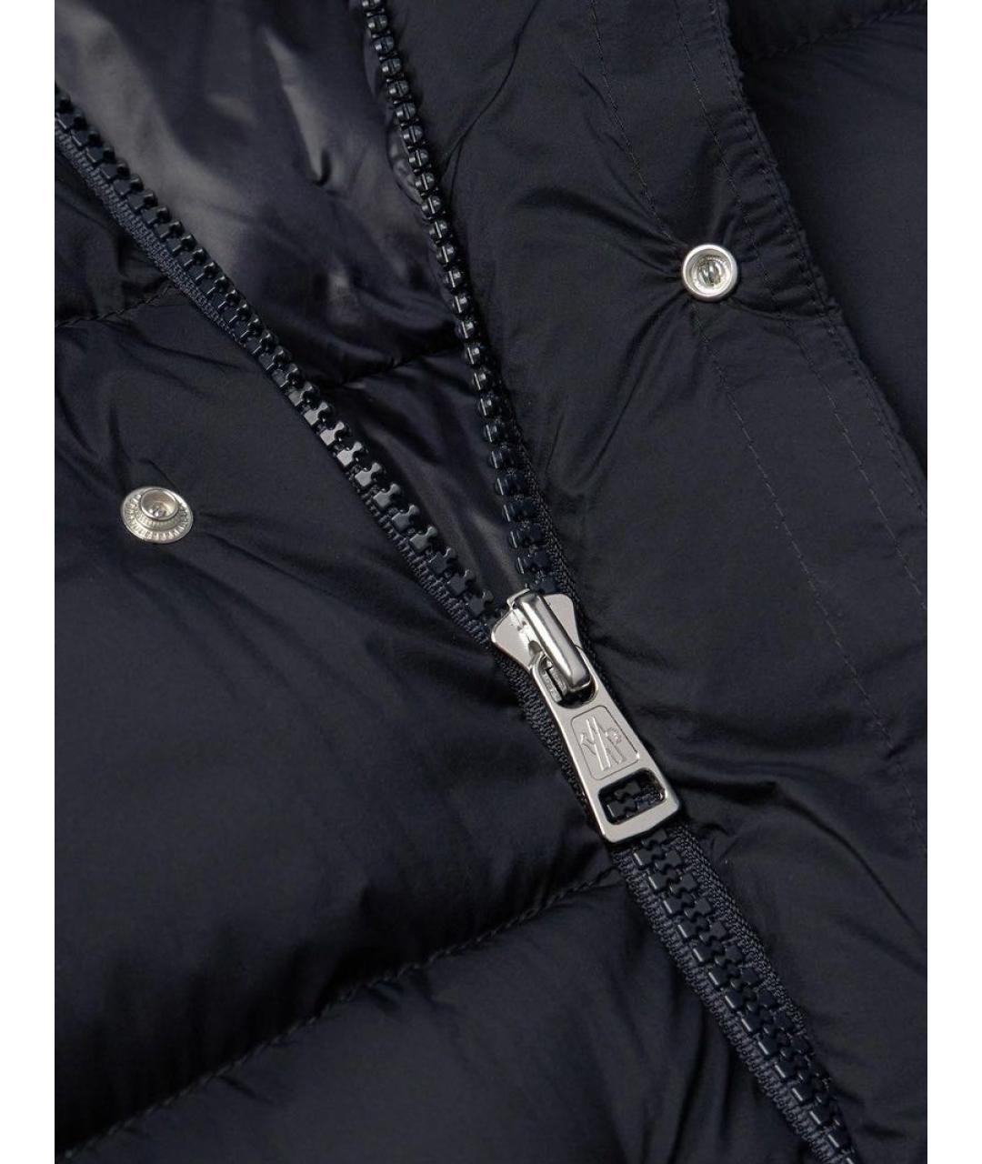MONCLER Темно-синий пуховик, фото 3