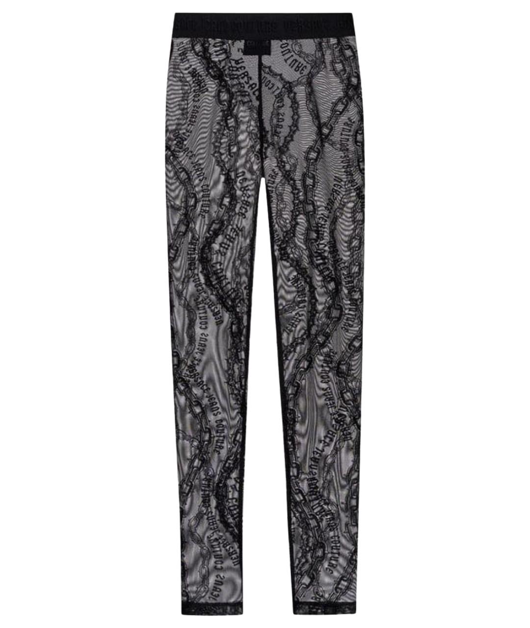 VERSACE JEANS COUTURE Черные леггинсы и велосипедки, фото 1