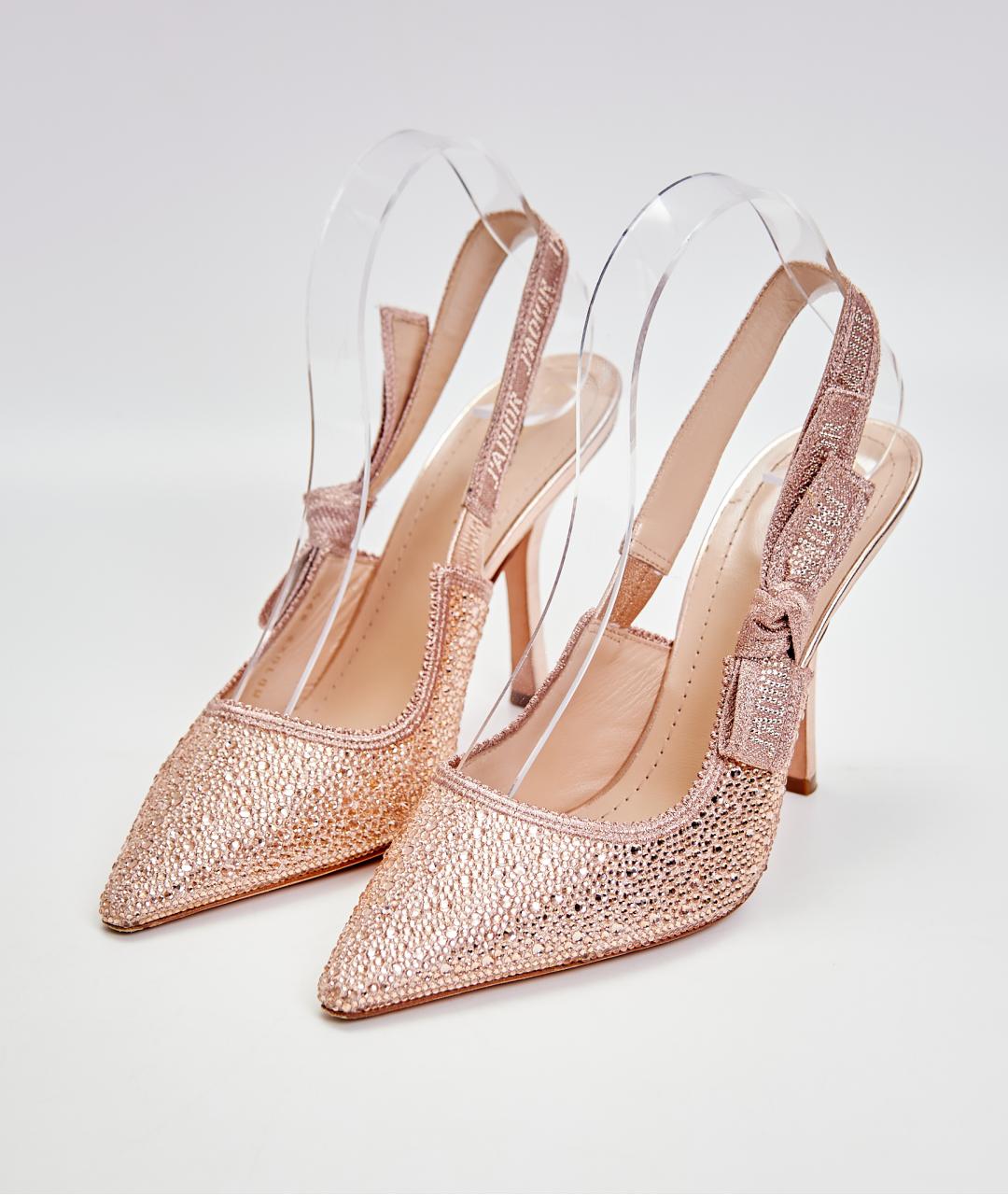 CHRISTIAN DIOR Розовые кожаные туфли, фото 2