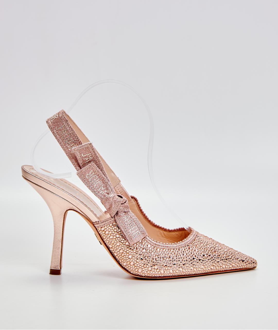 CHRISTIAN DIOR Розовые кожаные туфли, фото 6