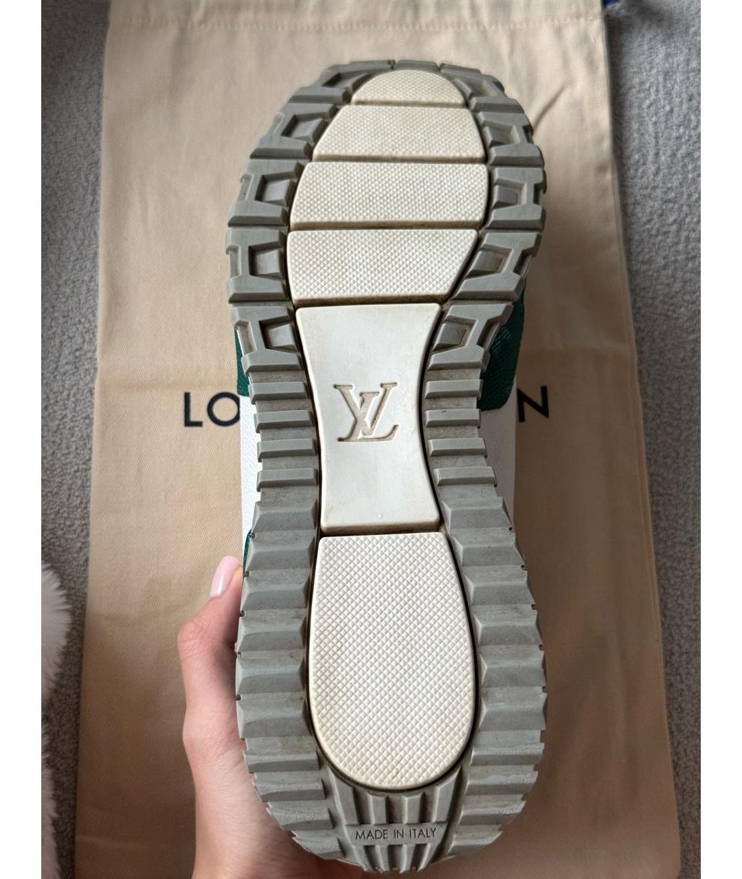 LOUIS VUITTON Мульти кожаные низкие кроссовки / кеды, фото 7