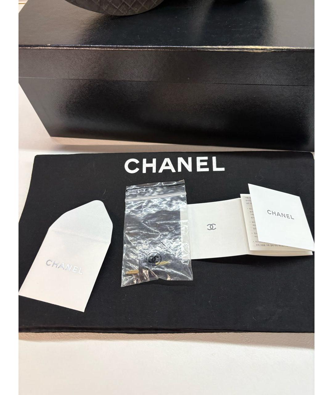 CHANEL Черные кожаные ботинки, фото 8