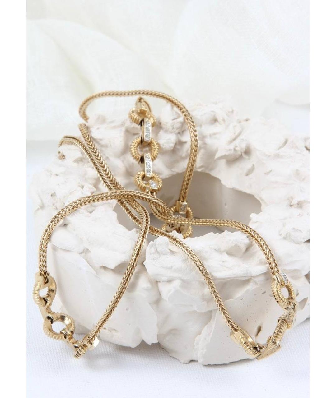 NINA RICCI Золотое позолоченное колье, фото 4