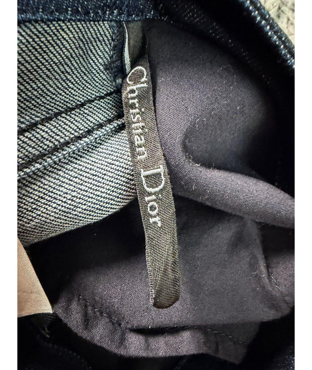 CHRISTIAN DIOR Зеленые прямые джинсы, фото 5