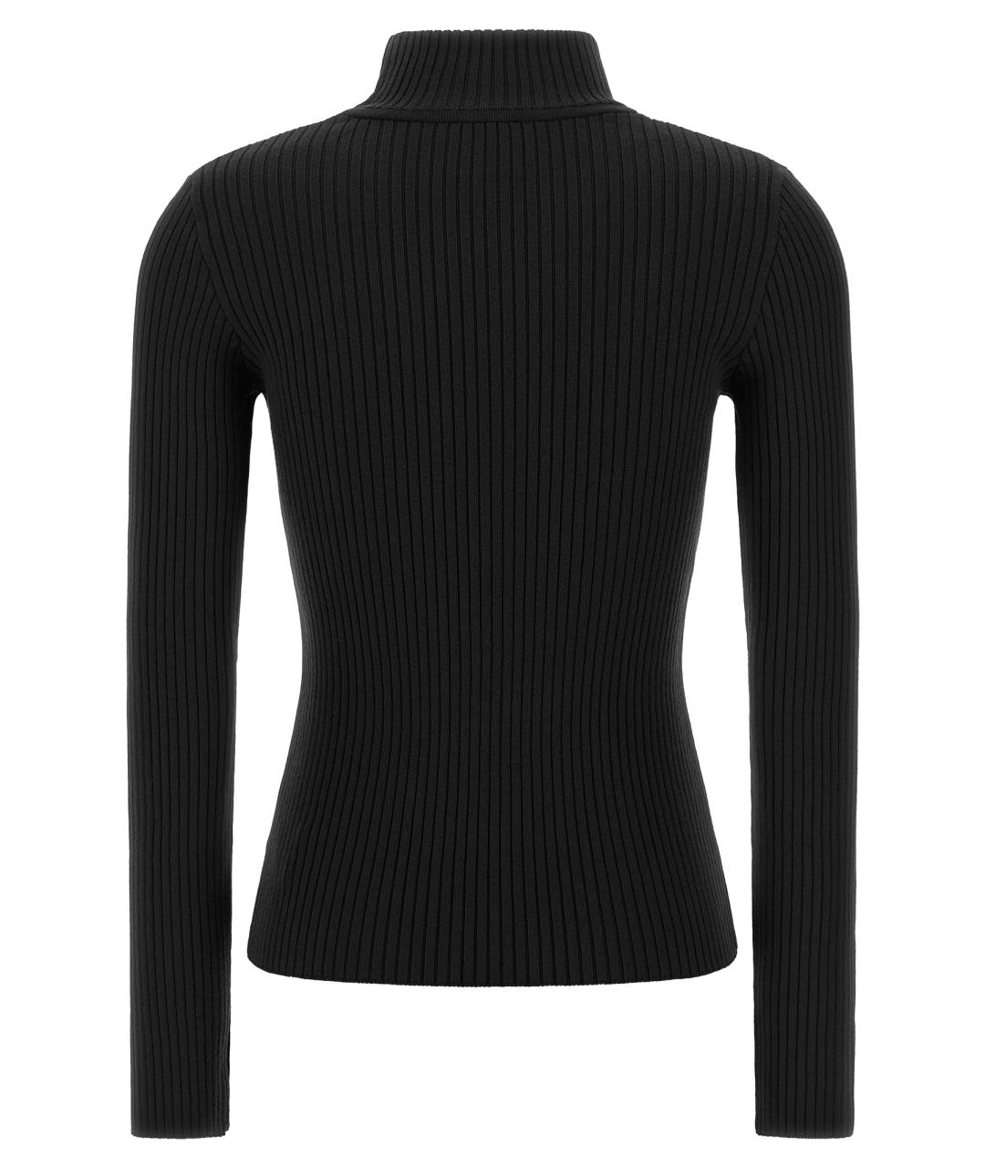 COURREGES Черная вискозная водолазка, фото 2