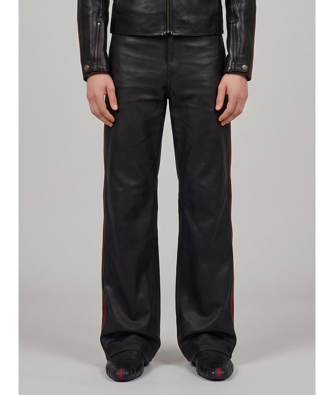 GUCCI Черные хлопковые прямые джинсы, фото 2