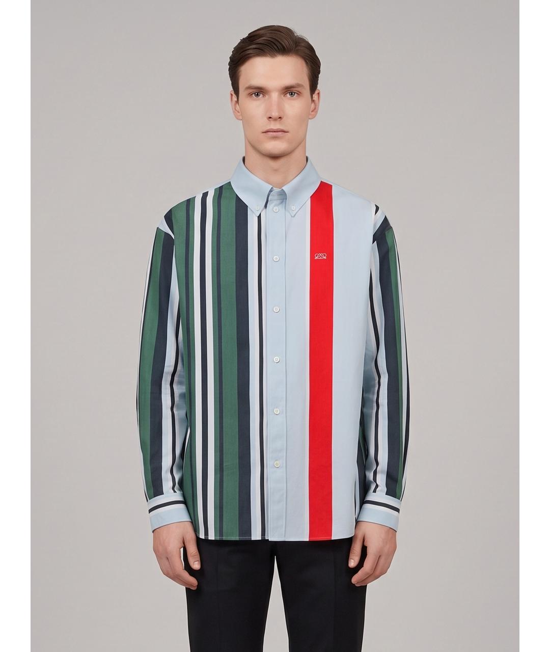 LOEWE Мульти хлопковая кэжуал рубашка, фото 2