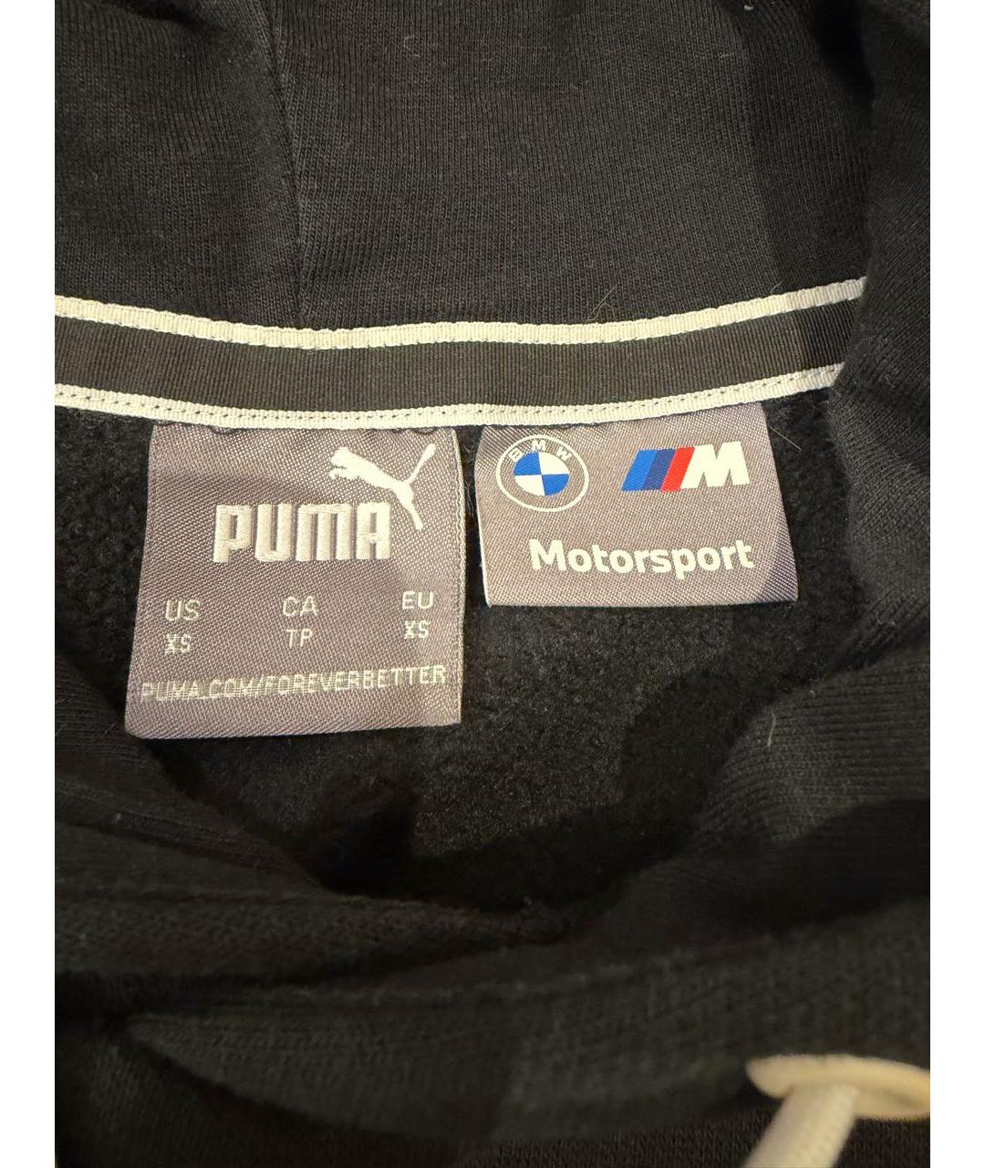 PUMA Черный хлопко-эластановый спортивный костюм, фото 5