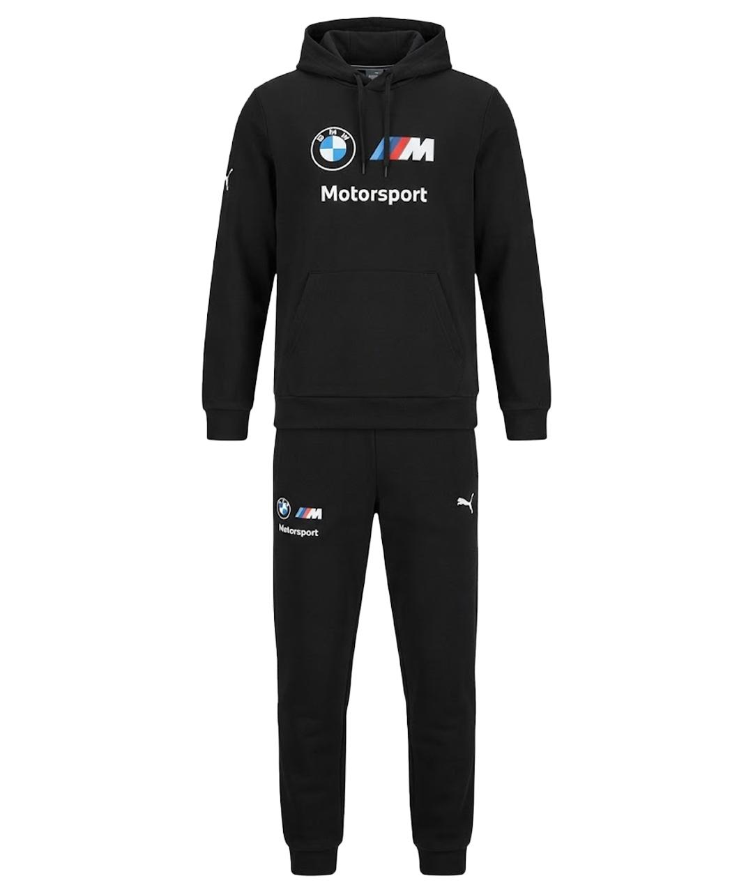 PUMA Черный хлопко-эластановый спортивный костюм, фото 1