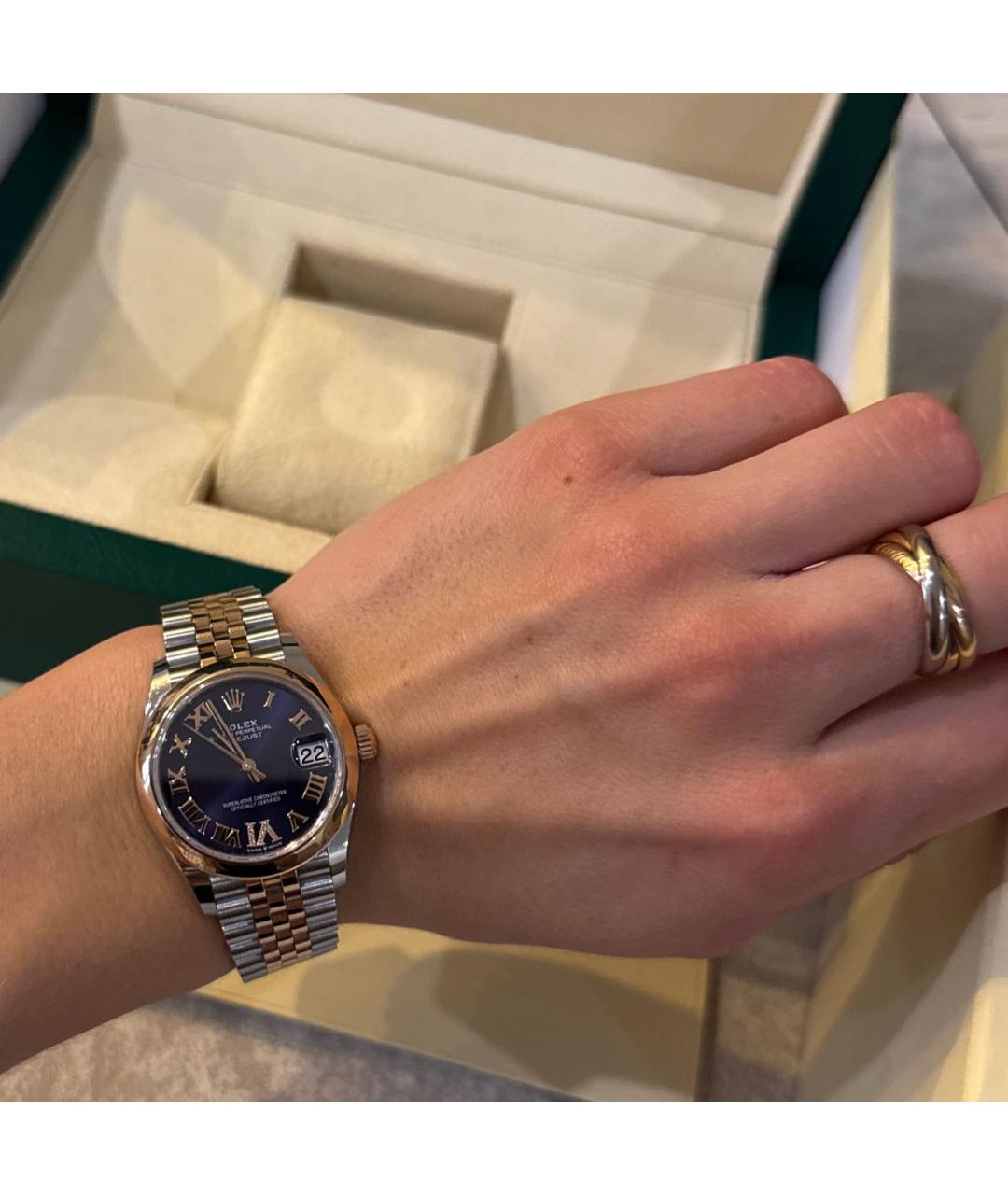 ROLEX Золотые часы из розового золота, фото 2