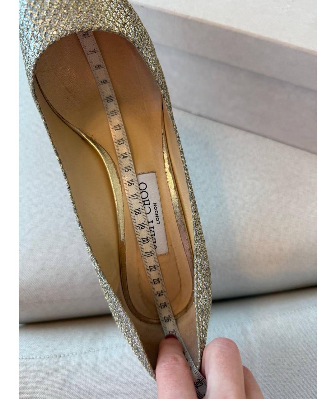 JIMMY CHOO Серебряные туфли, фото 6