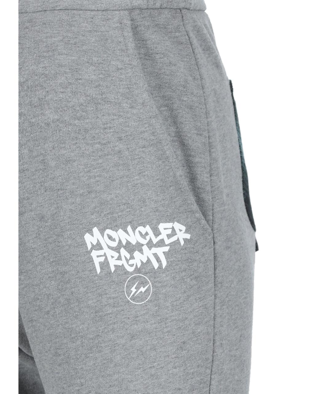MONCLER Салатовые хлопковые брюки и шорты, фото 3
