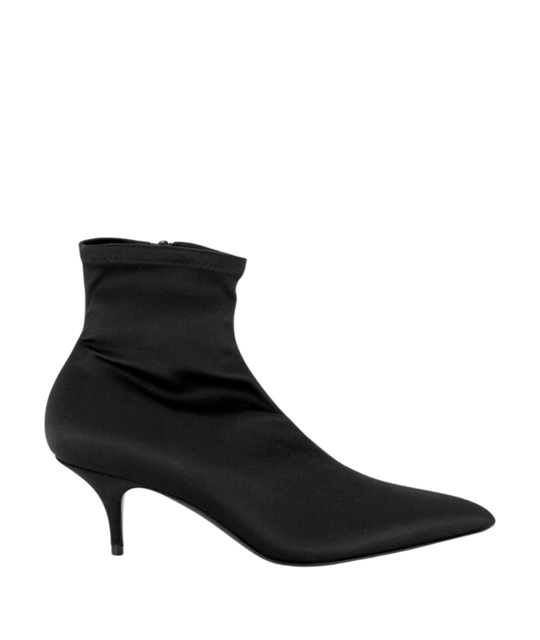 CELINE Черные текстильные ботильоны, фото 1