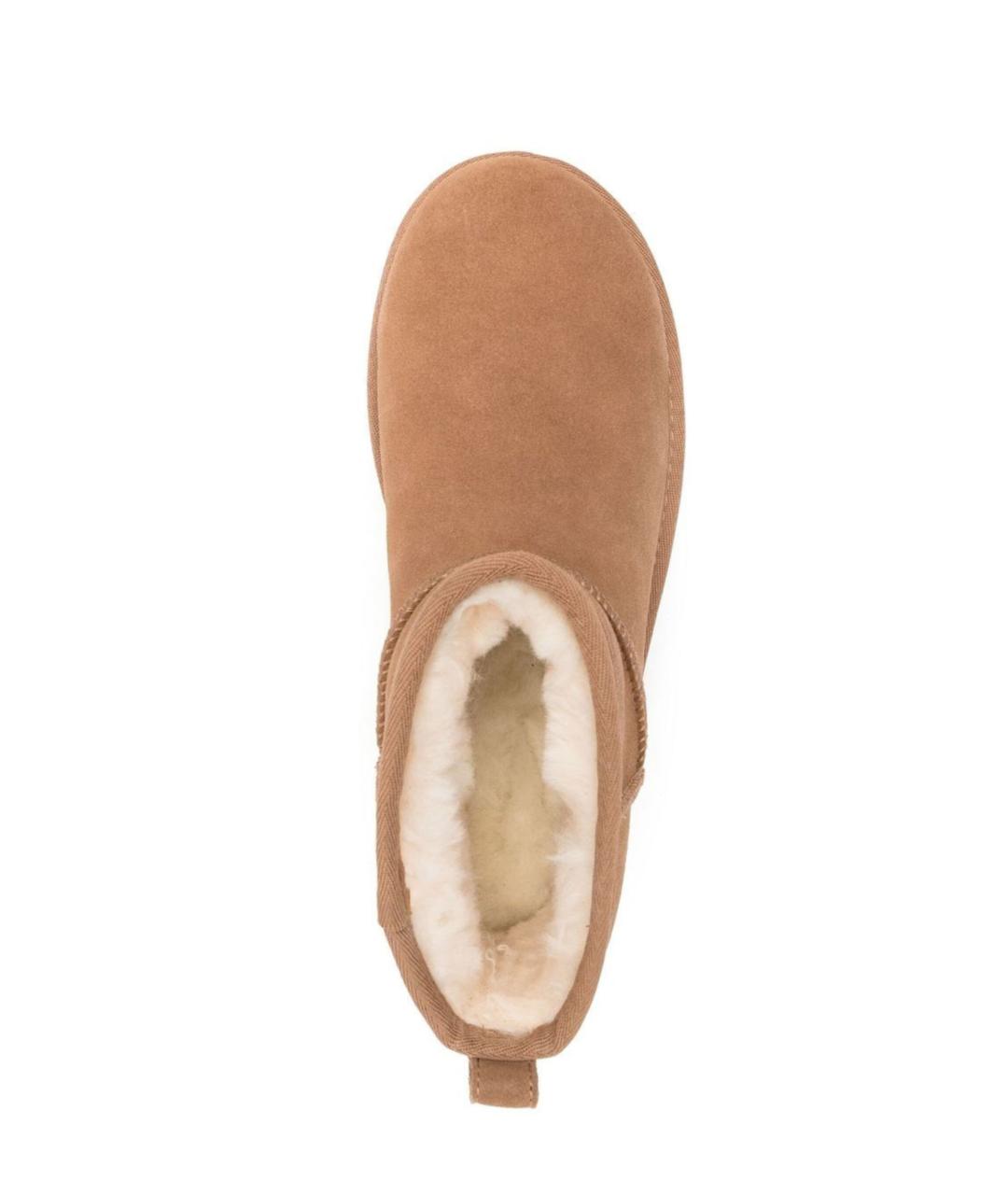 UGG Коричневые замшевые полусапоги, фото 4