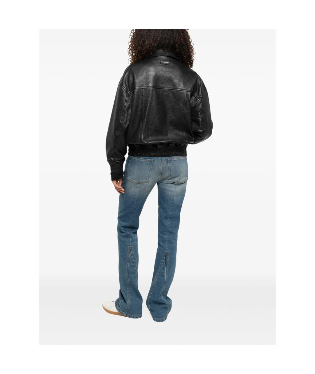 ZADIG & VOLTAIRE Черная кожаная куртка, фото 3