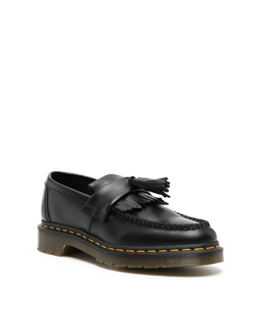 DR. MARTENS Черные кожаные низкие ботинки, фото 4