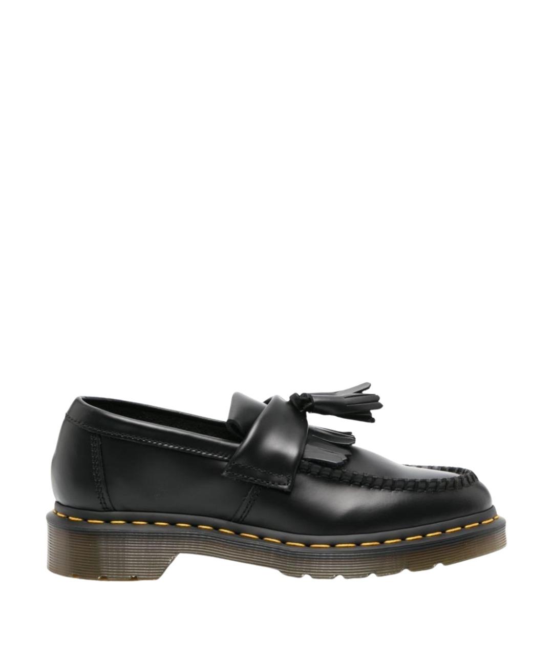 DR. MARTENS Черные кожаные низкие ботинки, фото 1