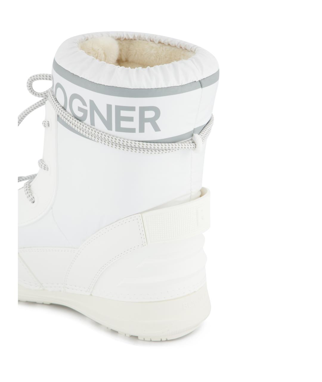 BOGNER Белые синтетические ботинки, фото 4