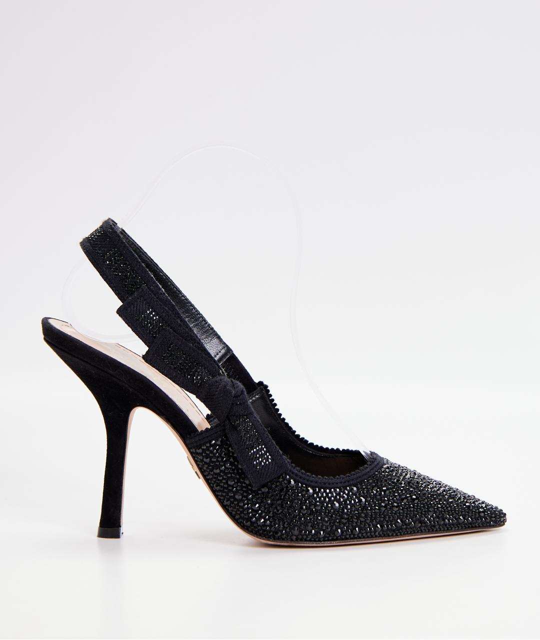 CHRISTIAN DIOR Черные кожаные туфли, фото 6