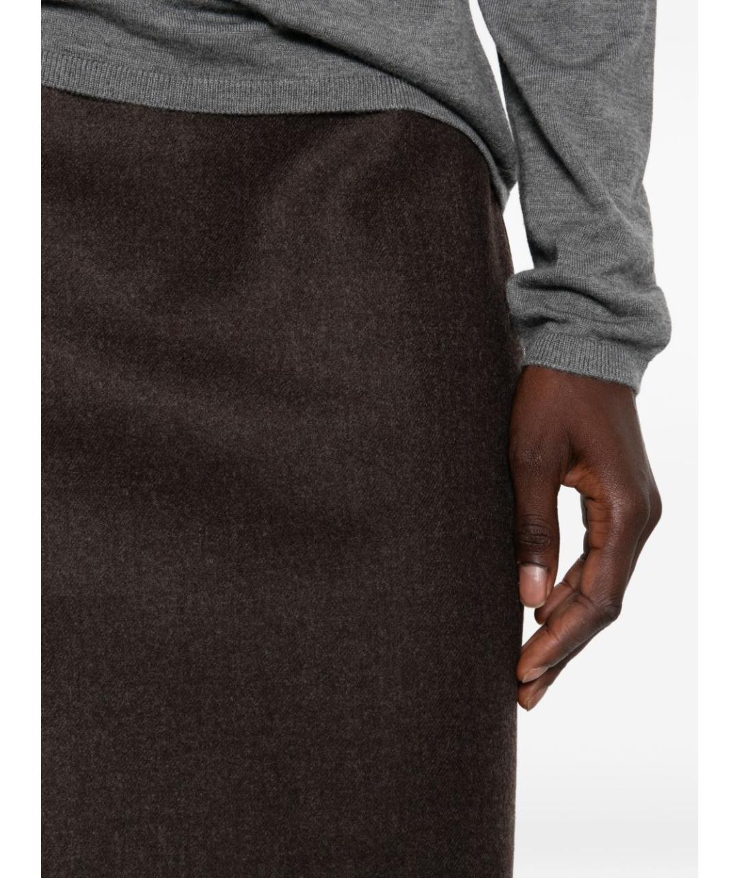 MAX MARA Серая юбка мини, фото 2