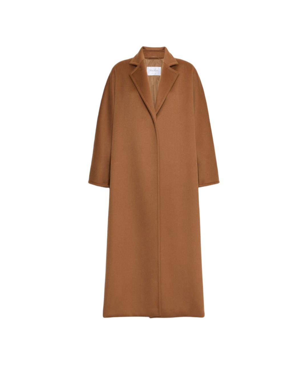 MAX MARA Бежевое шерстяное пальто, фото 6