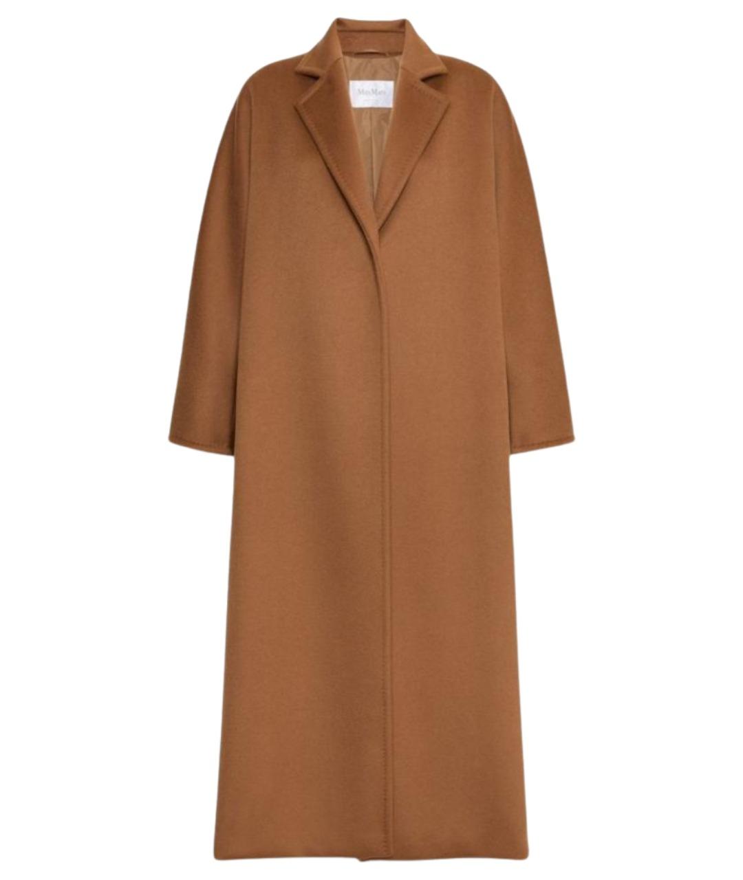 MAX MARA Бежевое шерстяное пальто, фото 1