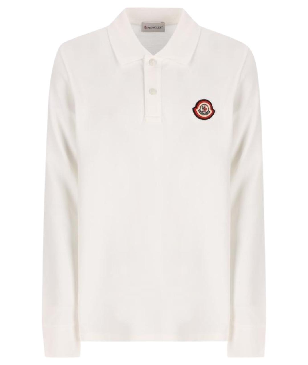 MONCLER KIDS Белая хлопковая детская футболка, фото 1