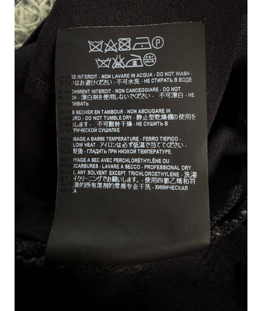 SAINT LAURENT Черные хлопковые джинсы скинни, фото 5