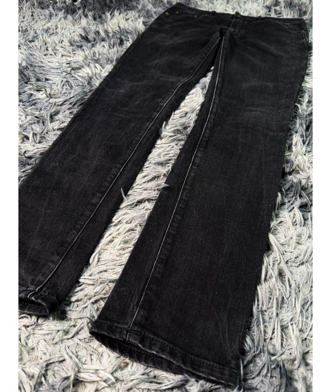 SAINT LAURENT Черные хлопковые джинсы скинни, фото 6