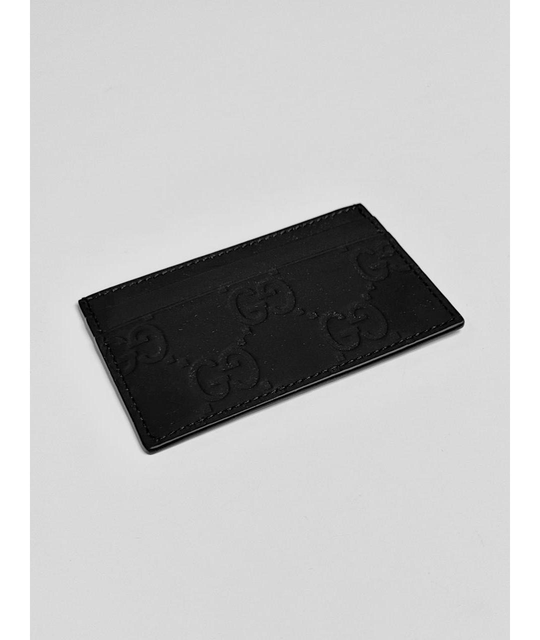 GUCCI Черный кожаный кардхолдер, фото 2