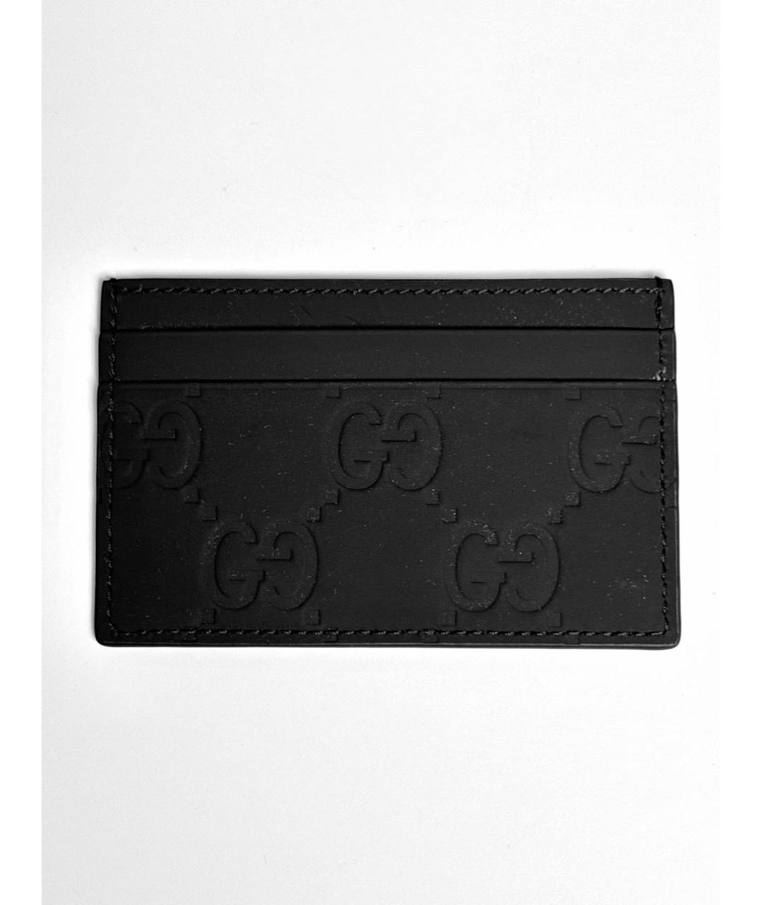 GUCCI Черный кожаный кардхолдер, фото 8
