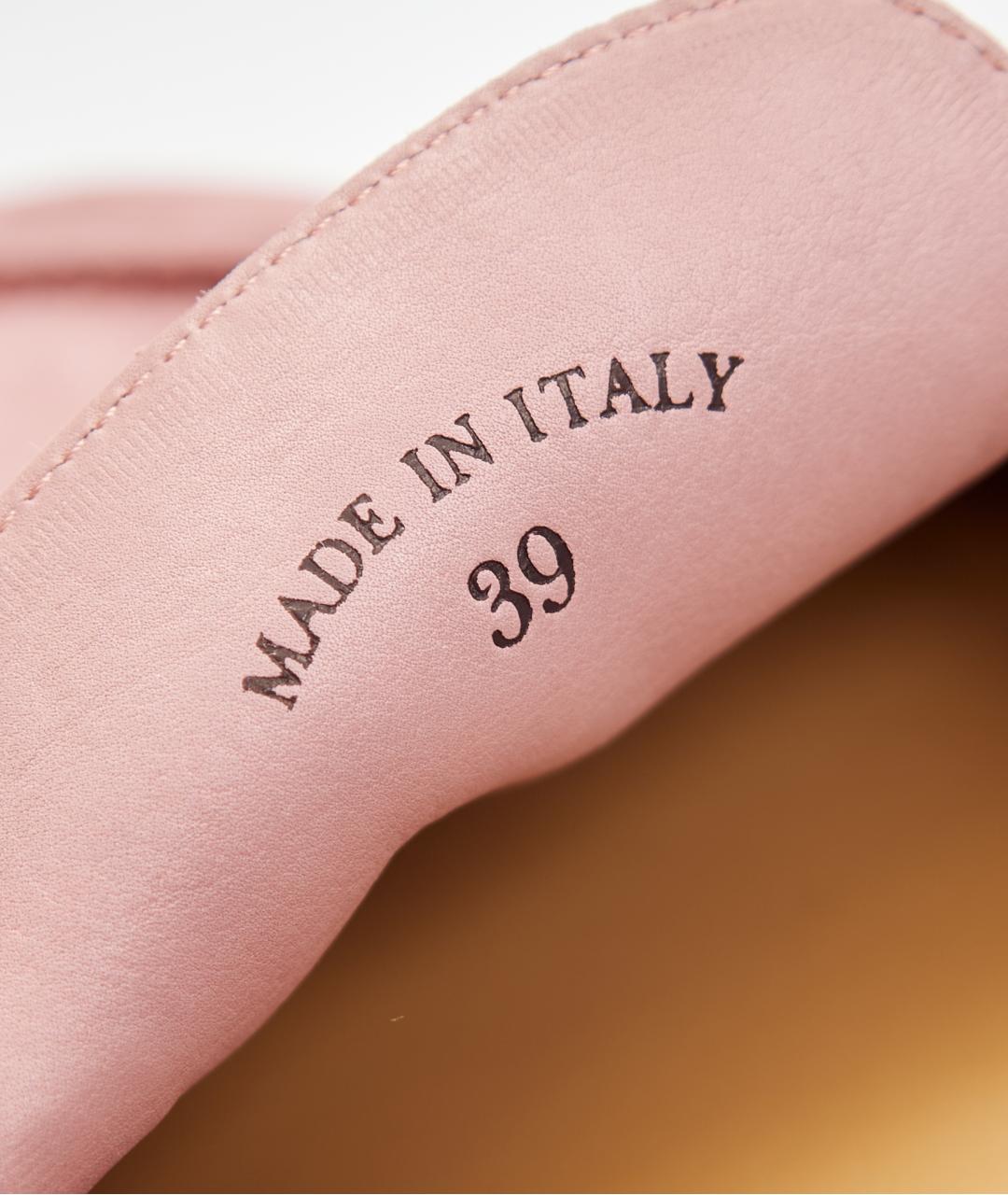 LORO PIANA Розовые замшевые лоферы, фото 4