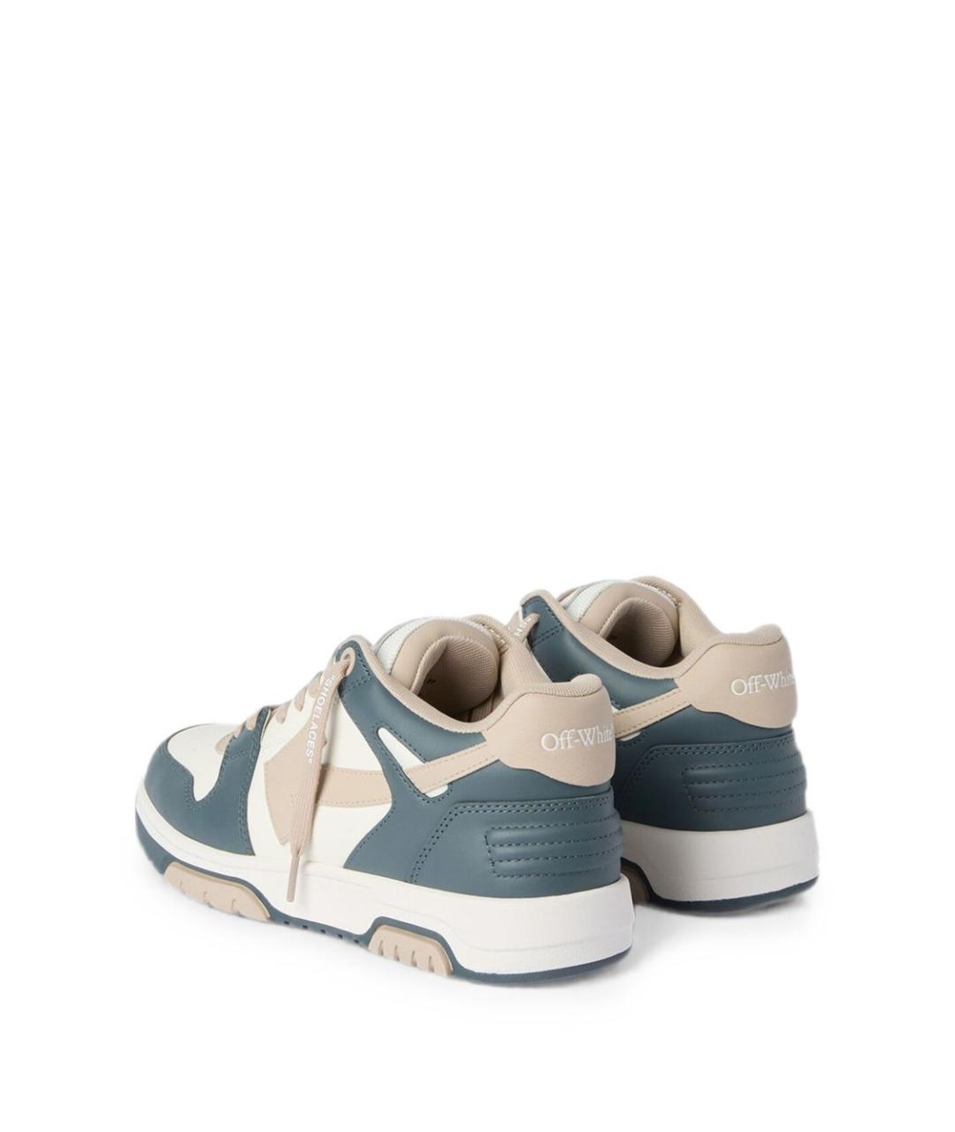 OFF-WHITE Мульти кожаные низкие кроссовки / кеды, фото 3
