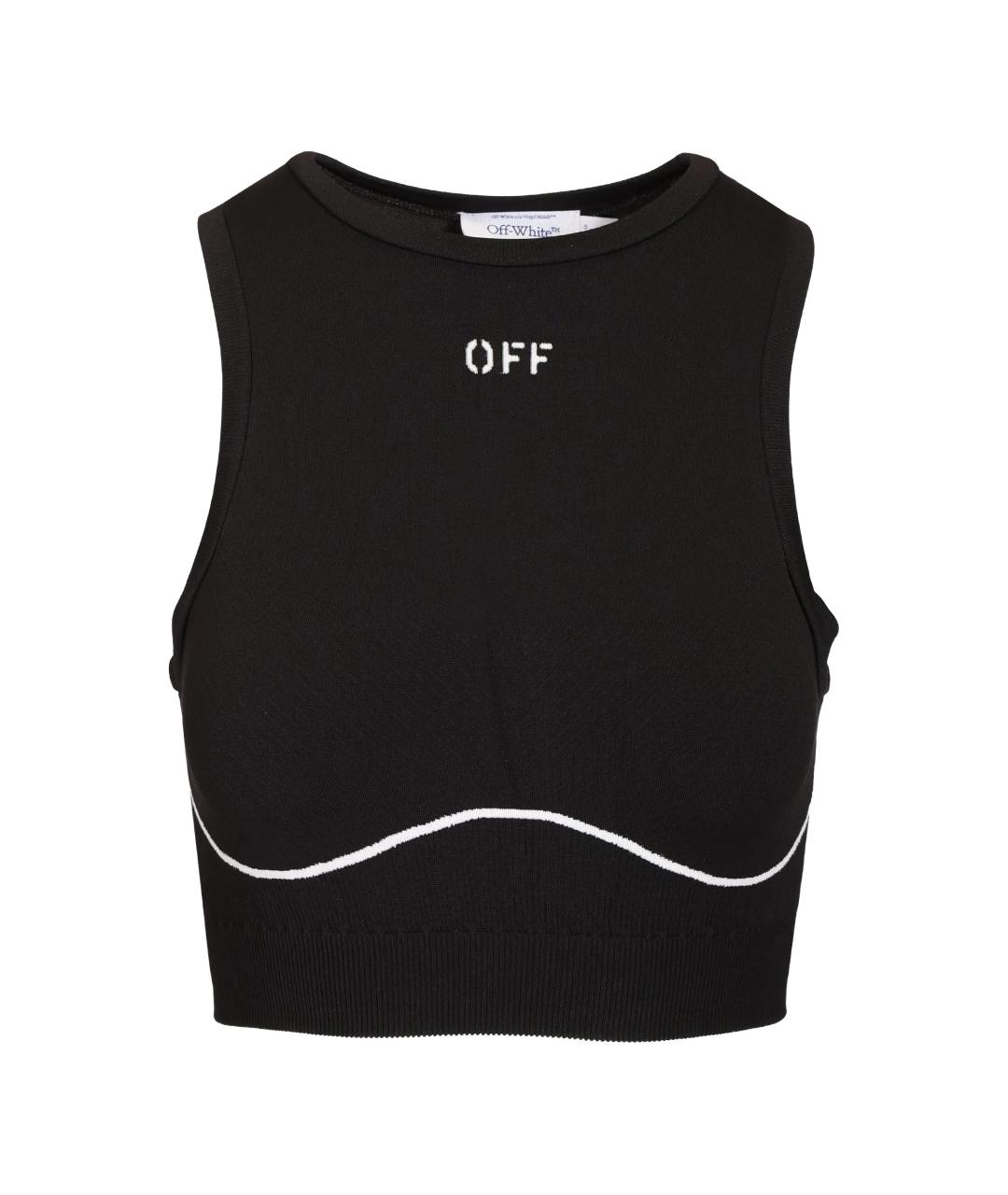 OFF-WHITE Черная майка, фото 1