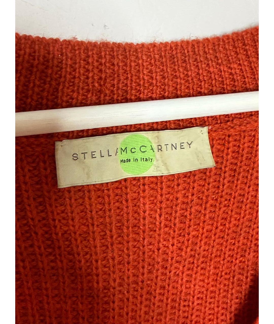 STELLA MCCARTNEY Оранжевый шерстяной джемпер / свитер, фото 2