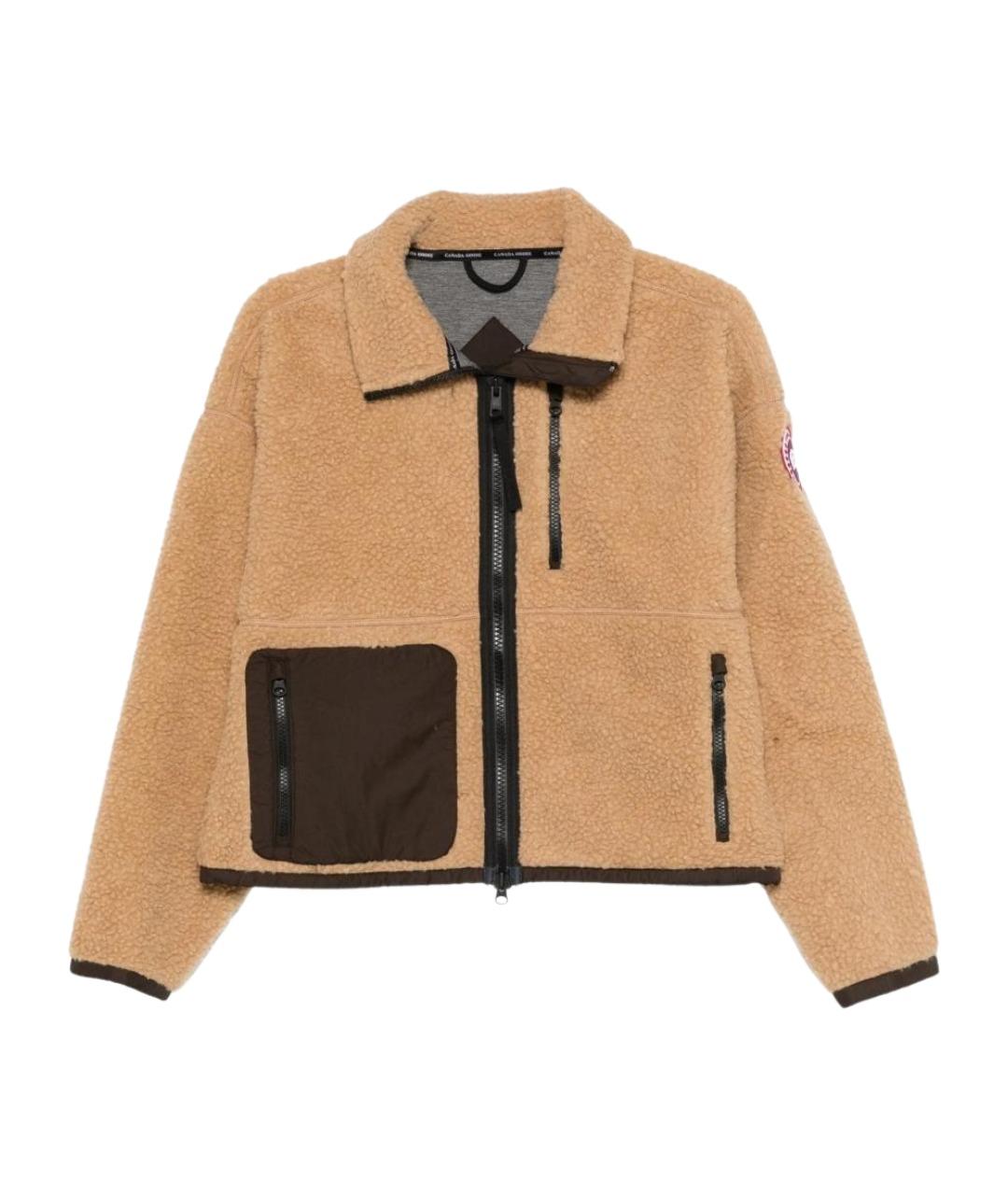 CANADA GOOSE Бежевая шерстяная куртка, фото 1