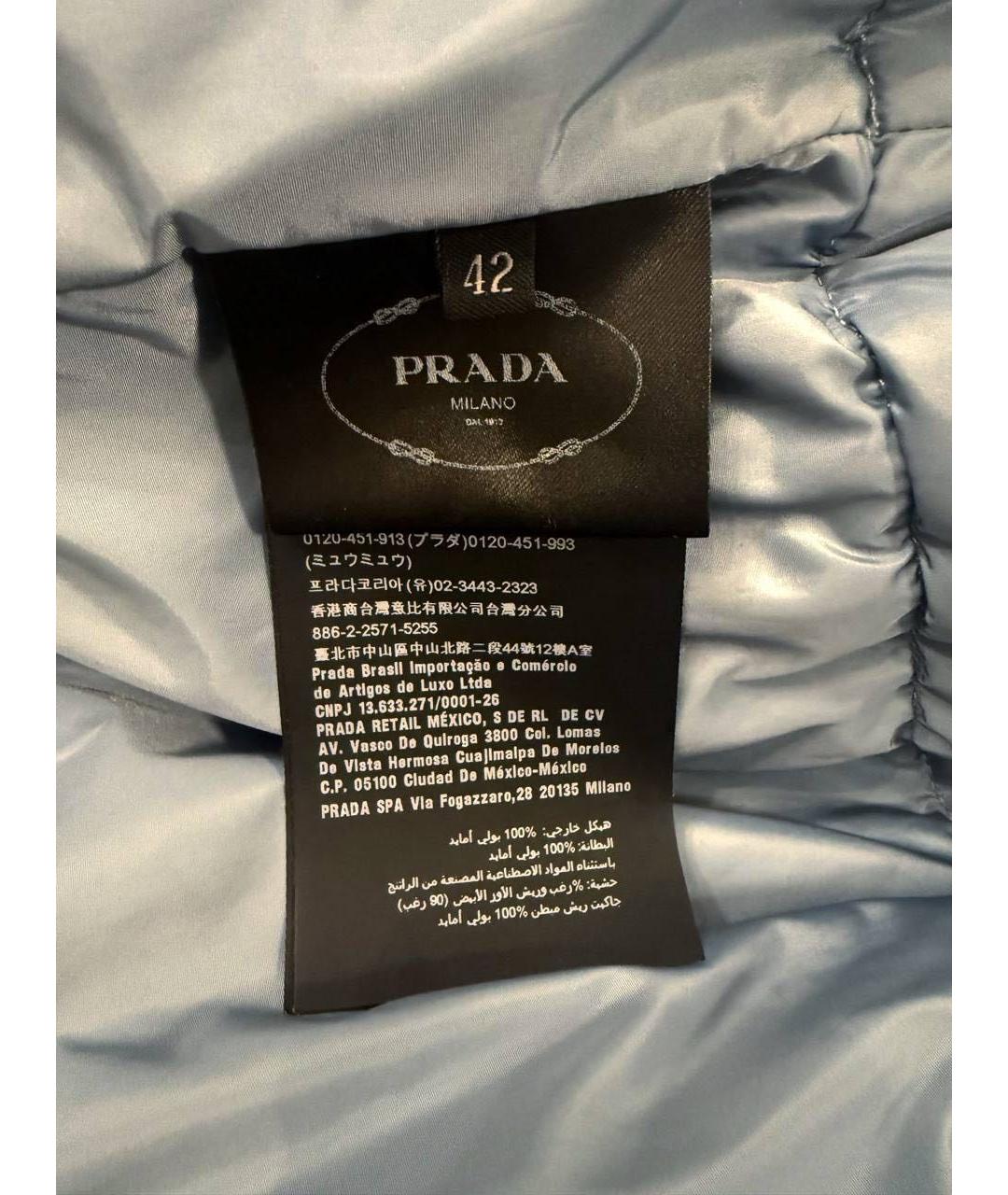 PRADA Черный пуховик, фото 7